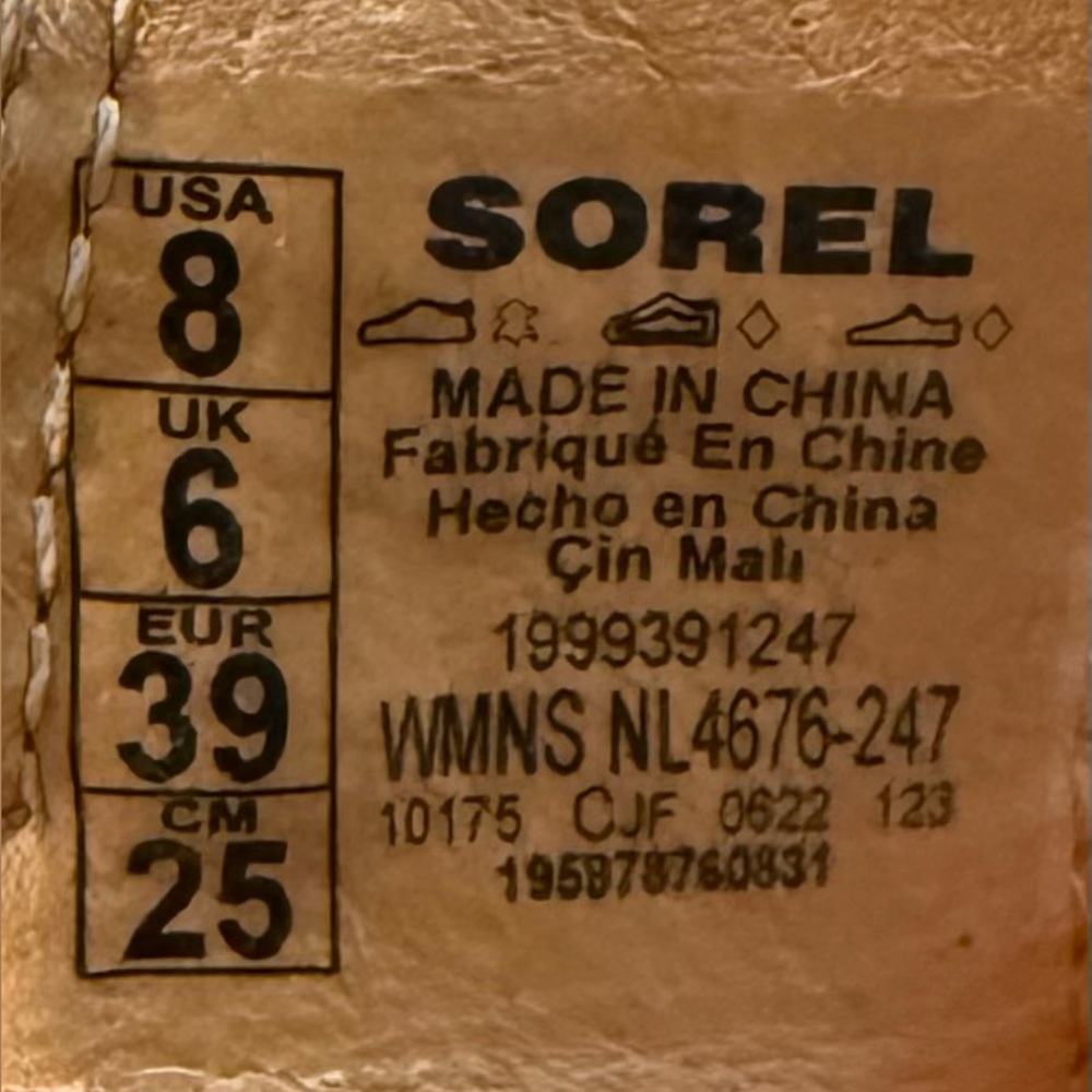 Sorel Joanie III Ankle Strap Wedge Sandal Women’s Size 8 - Picture 8 of 8